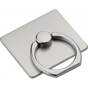 ABS mobile phone holder Lizzie, silver (Office desk equipment)