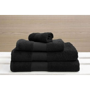 OLIMA CLASSIC TOWEL, Black, 100X150