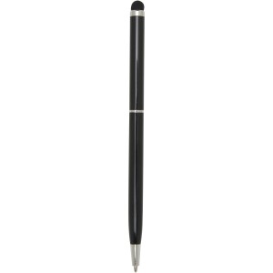 Ore aluminium ballpoint pen with stylus (blue ink), Solid bl (Metallic pen)