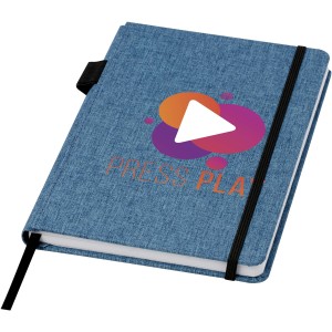 Orin A5 RPET notebook, Hale Blue (Notebooks)