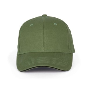 ORLANDO - 6 PANELS CAP, Matcha Green/Black (Hats)