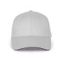 ORLANDO - 6 PANELS CAP, Snow Grey/Dark Grey