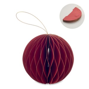 Foldable XMAS bauble hanger, Red