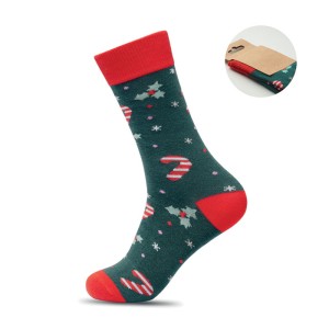 Pair of Christmas socks M, Green