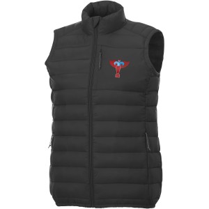 Pallas men's recycled insulated bodywarmer, Solid black (Vests)