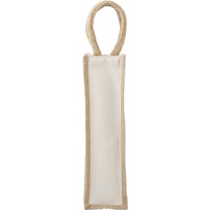 Cotton wine bag, brown