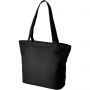 Panama tote bag, solid black