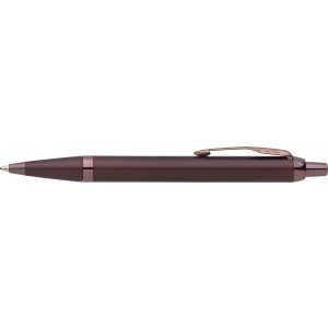 Parker IM Monochrome PVD ballpoint pen, burgundy (Metallic pen)