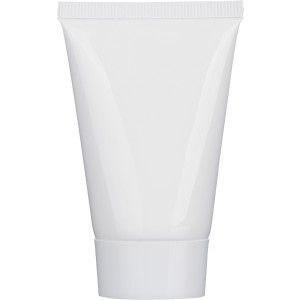 PE sunscreen tube Maelis, white (Body care products)