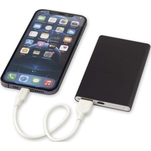 Pep 4000 mAh Type-C recycled aluminium power bank, Titanium (Powerbanks)