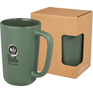 Perk 480 ml ceramic mug, Heather green (Mugs)