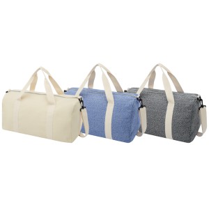 Pheebs 210 g/m2 recycled cotton/polyester bag, Natural (Travel bags)