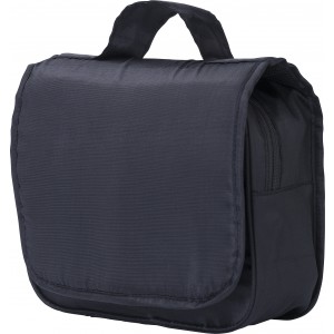 Polyester (210D) travel toiletry bag Merrick, black