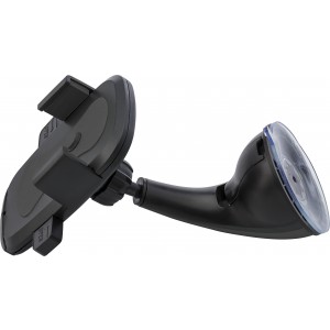 Plastic mobile phone holder Laurine, black (Car accesories)