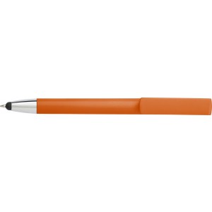 ABS 3-in-1 ballpen Calvin, orange (Plastic pen)