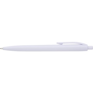 ABS ballpen Trey, white (Plastic pen)