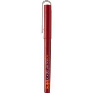 Mauna recycled PET gel ballpoint pen, Red (Plastic pen)