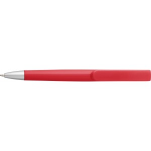 Plastic ballpoint pen, red (Plastic pen)