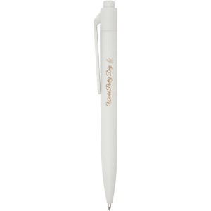 Stone ballpoint pen, White (Plastic pen)