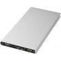 Plate 8000 mAh aluminum power bank, Silver