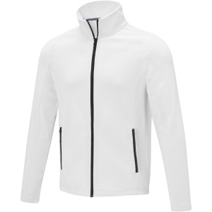 Elevate Zelus men's fleece jacket, White (Polar pullovers)