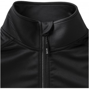 Mani power fleece full zip jacket, solid black (Polar pullovers)