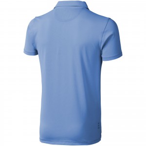 Markham short sleeve men's stretch polo, Light blue (Polo shirt, 90-100% cotton)