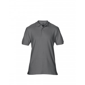 PREMIUM COTTON(r) ADULT DOUBLE PIQU POLO, Charcoal (Polo shirt, 90-100% cotton)