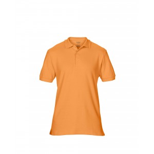 PREMIUM COTTON(r) ADULT DOUBLE PIQU POLO, Tangerine (Polo shirt, 90-100% cotton)