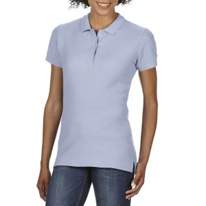 PREMIUM COTTON(r) LADIES' DOUBLE PIQU POLO, Light Blue (Polo shirt, 90-100% cotton)