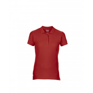 PREMIUM COTTON(r) LADIES' DOUBLE PIQU POLO, Red (Polo shirt, 90-100% cotton)