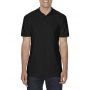 SOFTSTYLE(r) ADULT DOUBLE PIQU POLO, Black