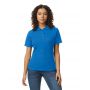 SOFTSTYLE(r) LADIES' DOUBLE PIQU POLO WITH 3 COLOUR-MATCHED BUTTONS, Royal