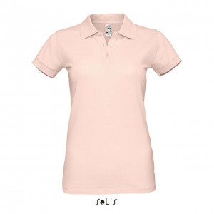 SOL'S PERFECT WOMEN - POLO SHIRT, Creamy Pink (Polo shirt, 90-100% cotton)