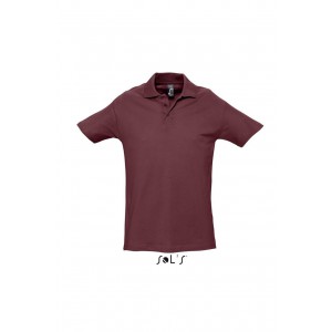 SOL'S SPRING II - MEN?S PIQUE POLO SHIRT, Burgundy (Polo shirt, 90-100% cotton)