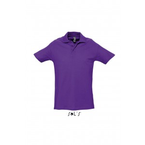 SOL'S SPRING II - MEN?S PIQUE POLO SHIRT, Dark Purple (Polo shirt, 90-100% cotton)