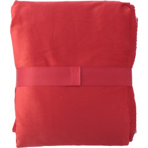 Polyester (190 gr/m2) blanket Margot, red (Blanket)