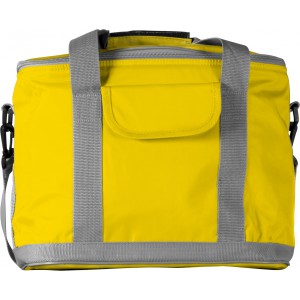 Polyester (420D) cooler bag Juno, yellow (Cooler bags)