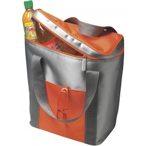 Polyester (420D) cooler bag Theon, orange (Cooler bags)