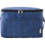 Polyester (600D) and RPET cooler bag Isabella, blue