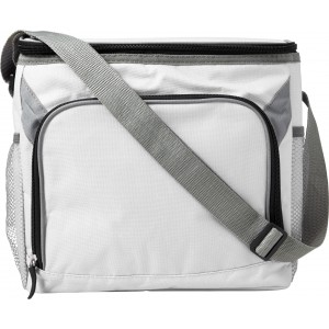 Polyester (600D) cooler bag Lance, white (Cooler bags)