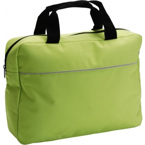 Polyester (600D) document bag, lime (Laptop & Conference bags)