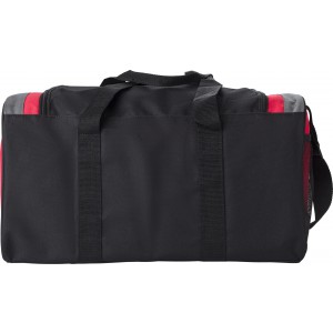 Polyester (600D) duffle bag Wyatt, red (Travel bags)