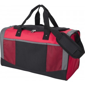 Polyester (600D) duffle bag Wyatt, red (Travel bags)