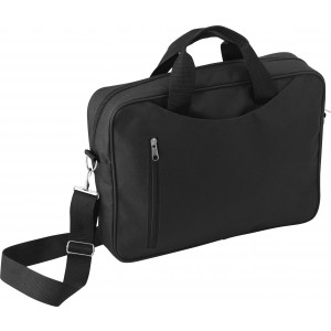 Polyester (600D) laptop bag Valerie, black (Laptop & Conference bags)