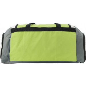 Polyester (600D) sports bag, lime (Travel bags)