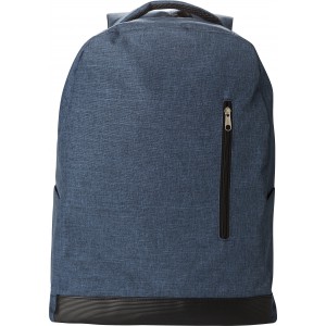 Polyester RPET (600D) backpack Celeste, blue (Backpacks)