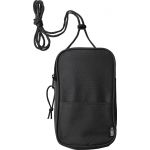 Polyester RPET (600D) cross shoulder bag Gracelyn, black (1014892-01)