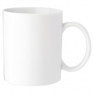 Porcelain mug, 0.3 ltr, white