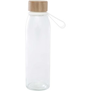 Porto 500 ml glass water bottle with silicone handle and bam (Water bottles)